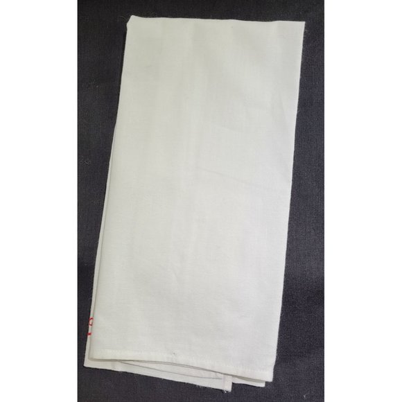 Lillian Vernon Christmas Tea Towel Applique Tree Presents Green Red Gold White - Picture 2 of 4